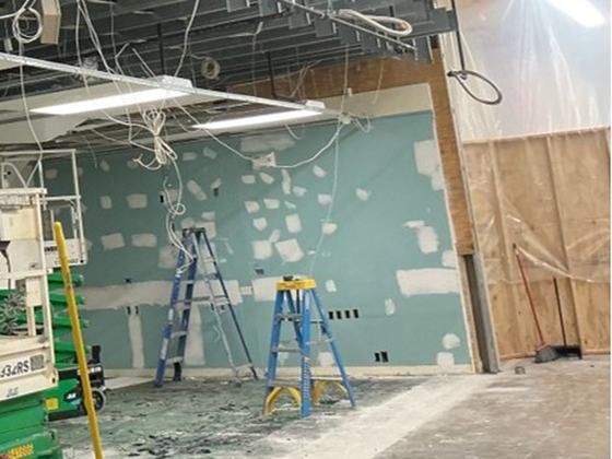 Pharmacy remodel โ construction progress