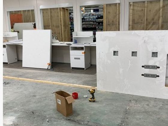 Pharmacy remodel โ construction progress