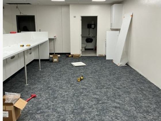 Pharmacy remodel โ construction progress